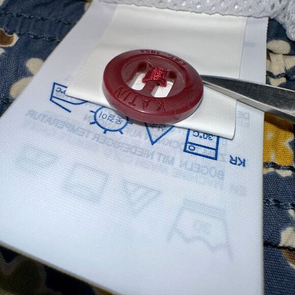 Katin USA Men's MD Medium Floral Swim Trunks Boardshorts Blue Lined Drawstring - Picture 5 of 10